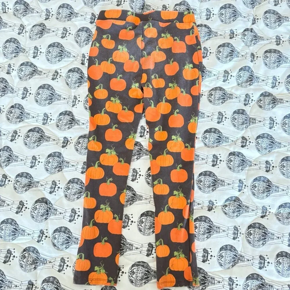 Gymboree pumpkin leggings